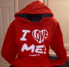 I LOVE ME! Proverbs 19:8 Hoodie with all white lettering